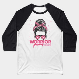 Breast Cancer Warrior Pink Ribbon Breast Cancer Awareness Baseball T-Shirt